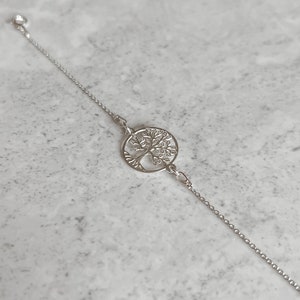 925 Sterling Silver Tree of Life Bracelet
