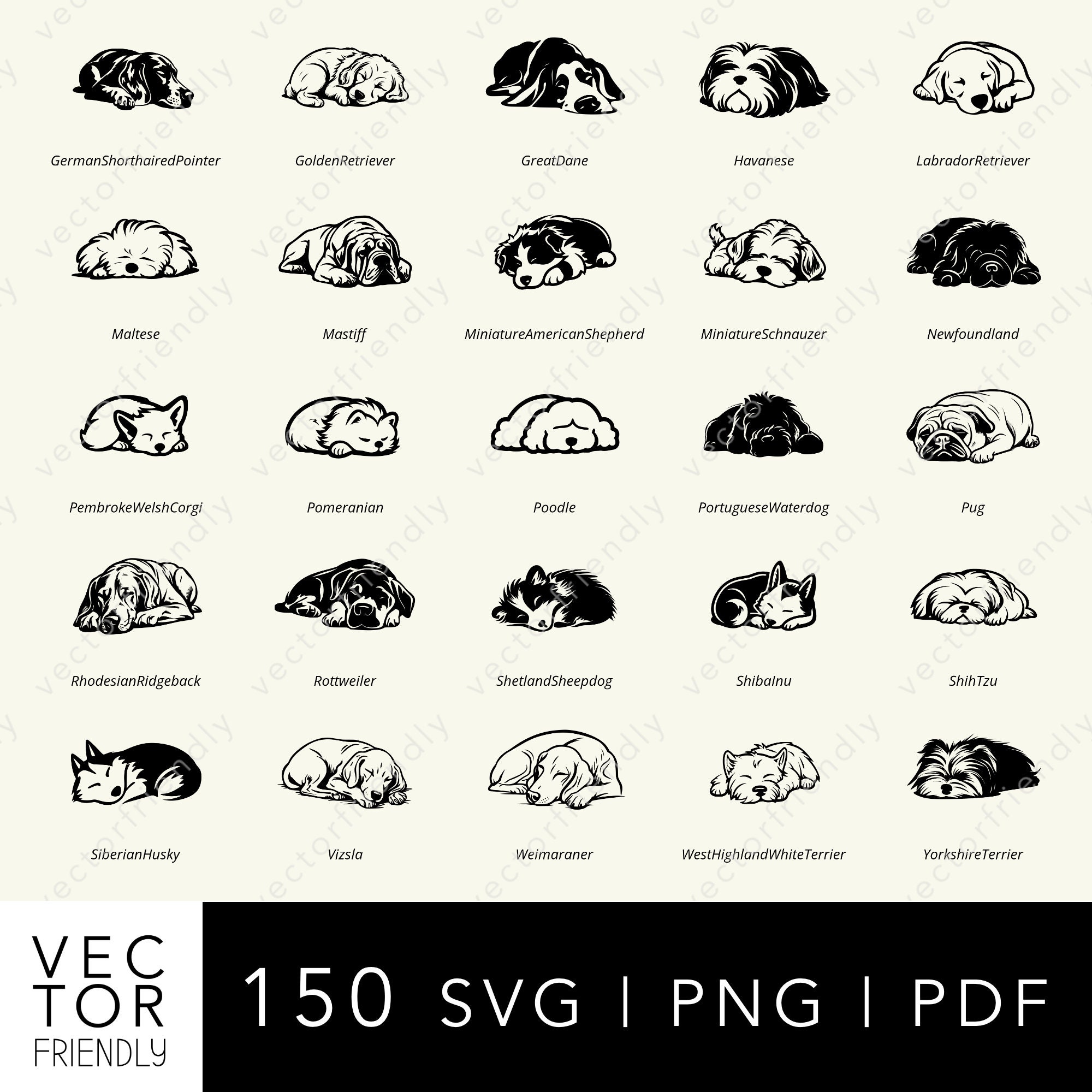Sleeping Dog SVG, Sleeping Dog SVG Bundle, Sleeping Dogs, Sleeping Dog