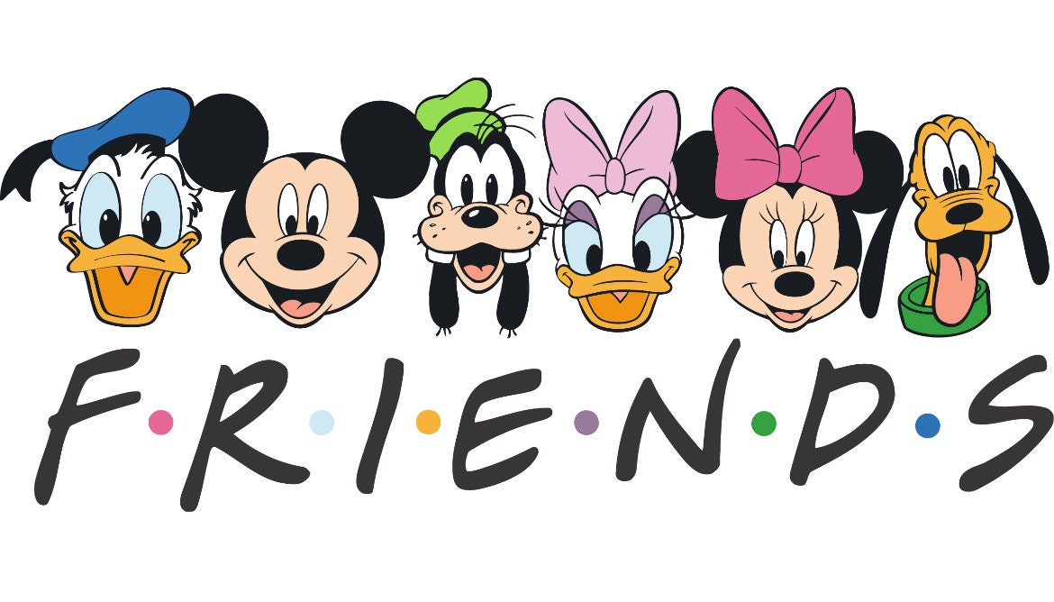 Mickey and friends SVG,PNG,DXF, Etc - Etsy