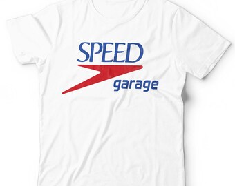 Camiseta Speed Garage Unisex Manga Corta Cuello Redondo Ajuste Clásico 100% Algodón