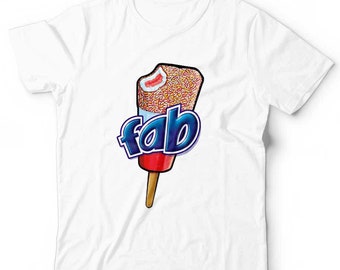 Fab Lolly T-shirt Unisex & Kids Summer Funny Short Sleeve Crew Neck Classic Fit 100% Cotton