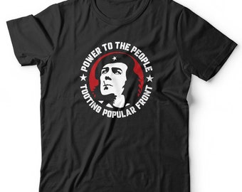 Citizen Smith Tshirt Unisex Wolfie Marxist Tooting Populaire Front 70s Korte Mouw Ronde Hals Classic Fit 100% Katoen