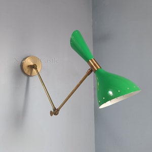 Mid Century Wall Sconce Italian Diabolo Sconce Pair Wall Light Fxture Stinlovo Style Adjustable Sconce Lamp Lighting