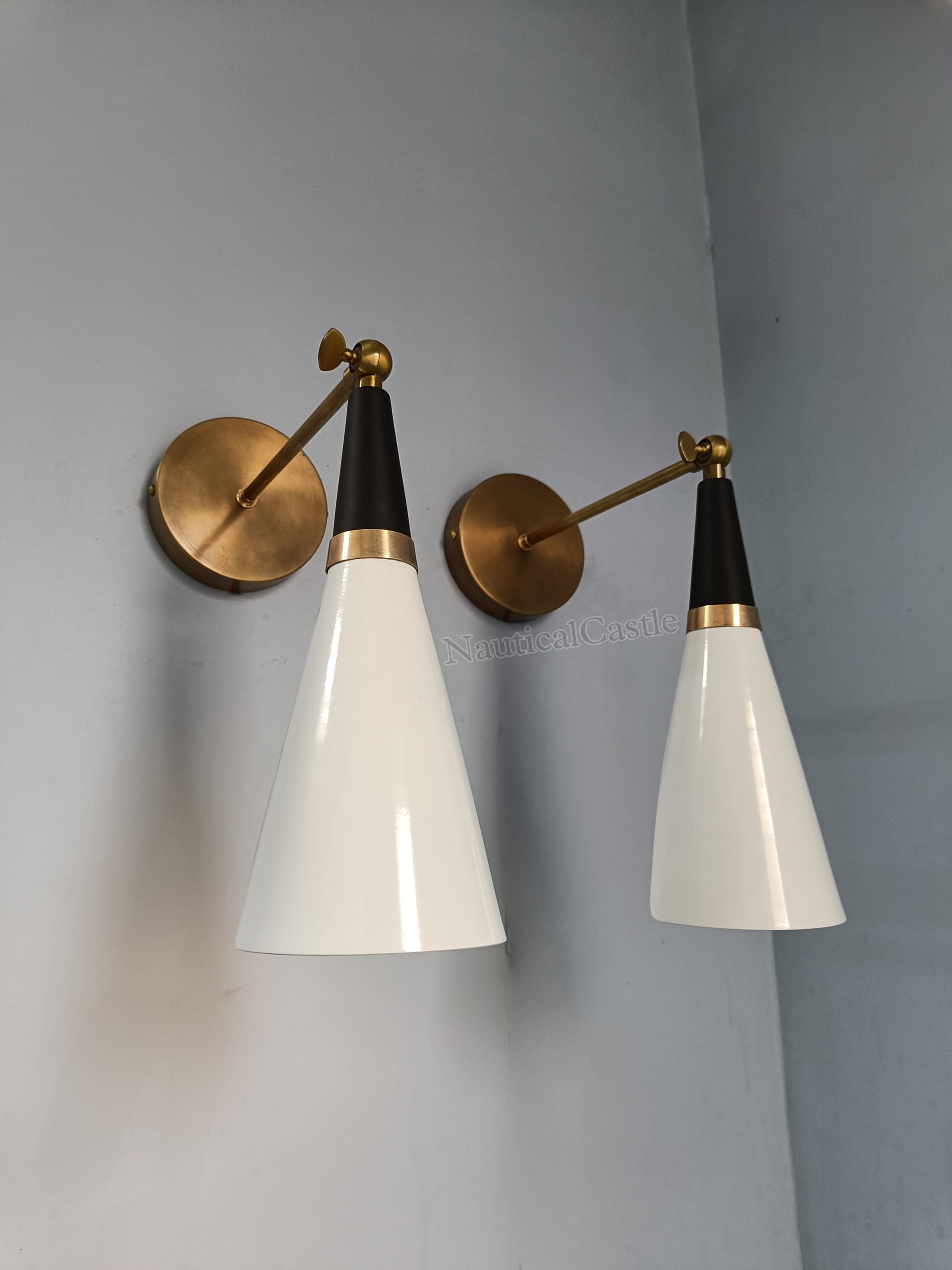 Library 2024 lights brass