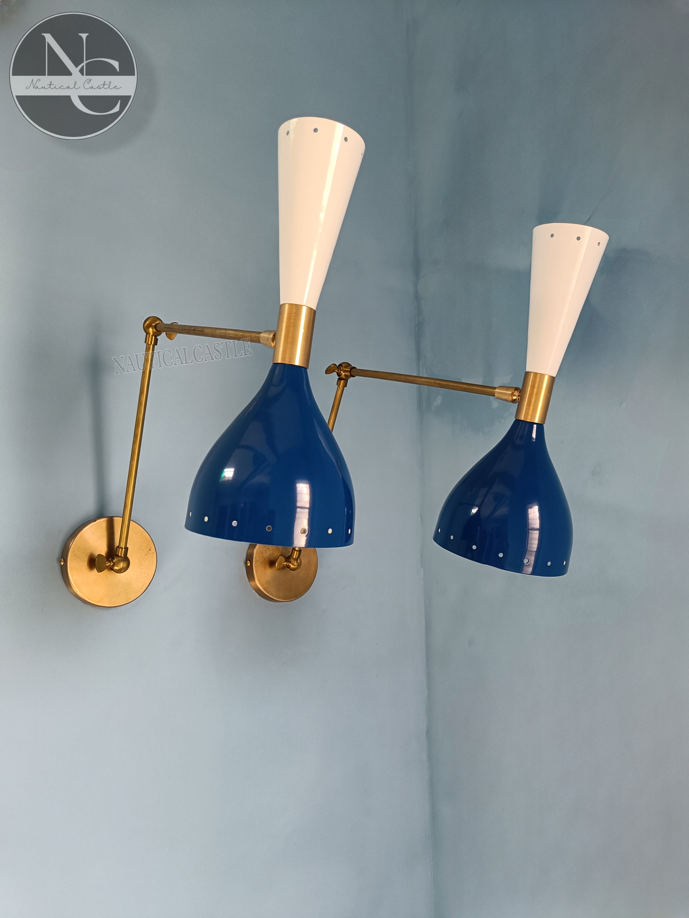 Blue sconce 2024