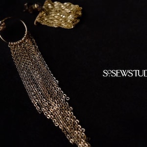 Shooting Star Tassel Earrings – 14K gold filled, Tassel Earrings, Shooting Star Jewellery, Modern and Chic, Party Jewellery