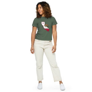 California Logo Women’s high-waisted t-shirt