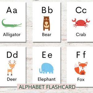 ABC Flash Cards Digital Pokemon A-Z Alphabet Montessori