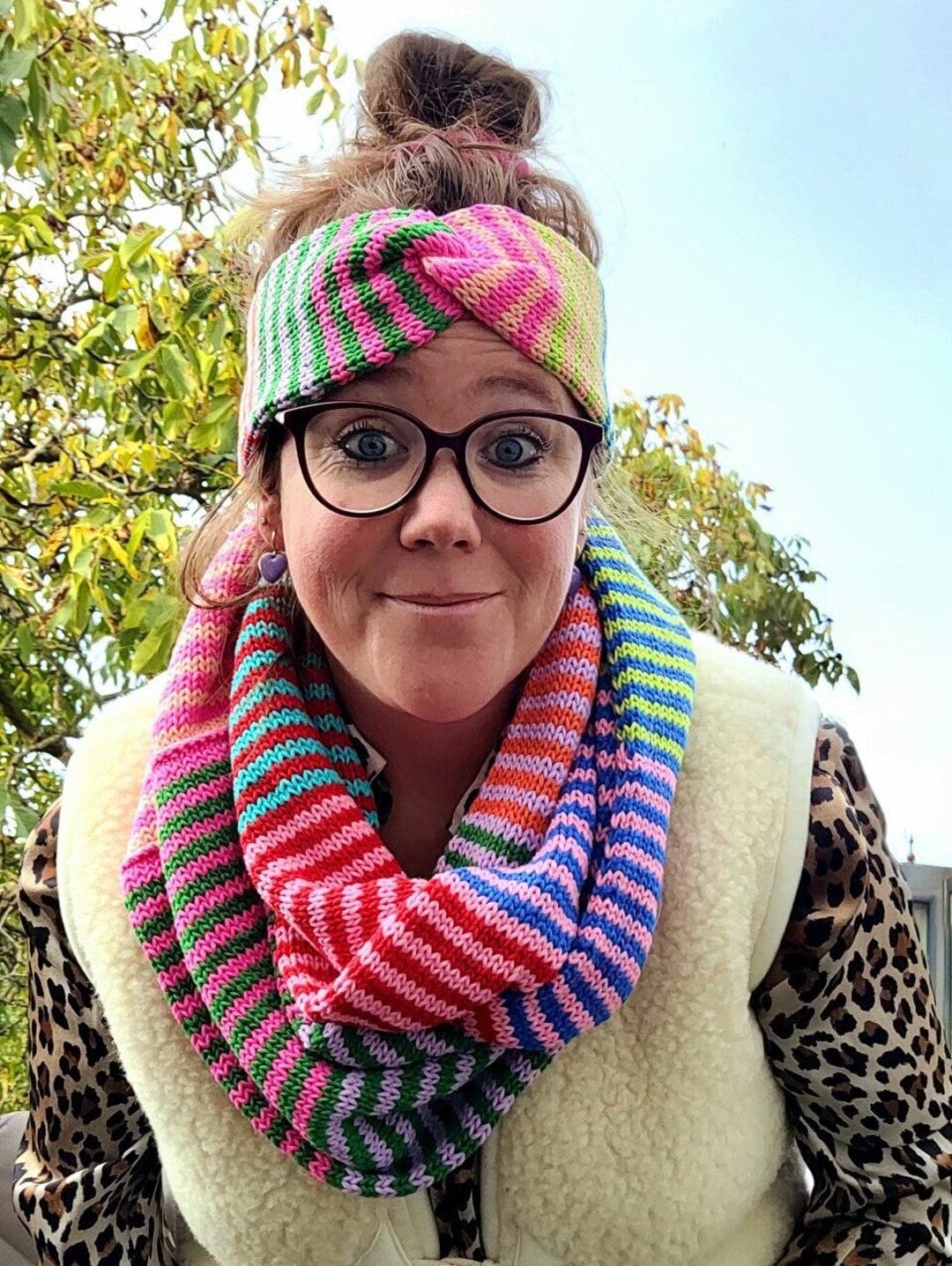 Stripe Knitting Pattern Etsy