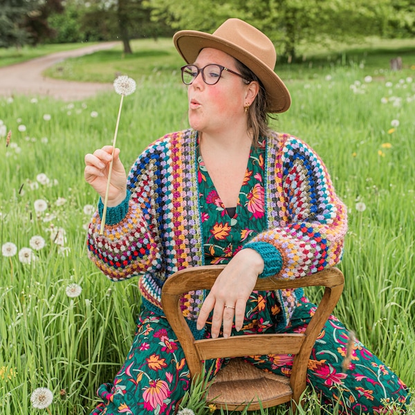 Crochet granny vest (Dutch pattern)