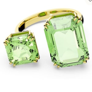 peridot silver ring 925 sterling silver ring new year and Christmas best gift for her