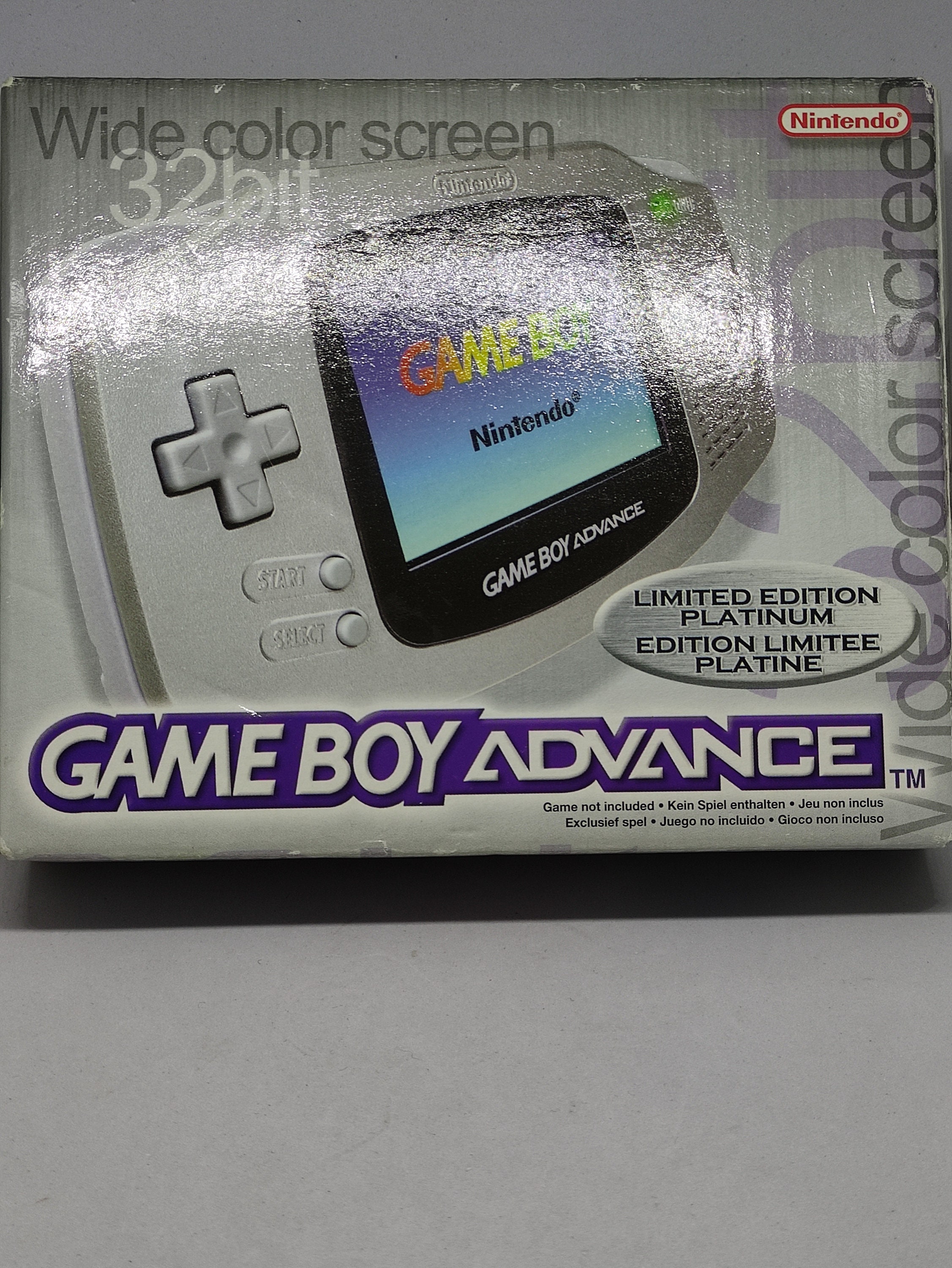 GameBoy Advance System Platinum Silver - Limited Edition