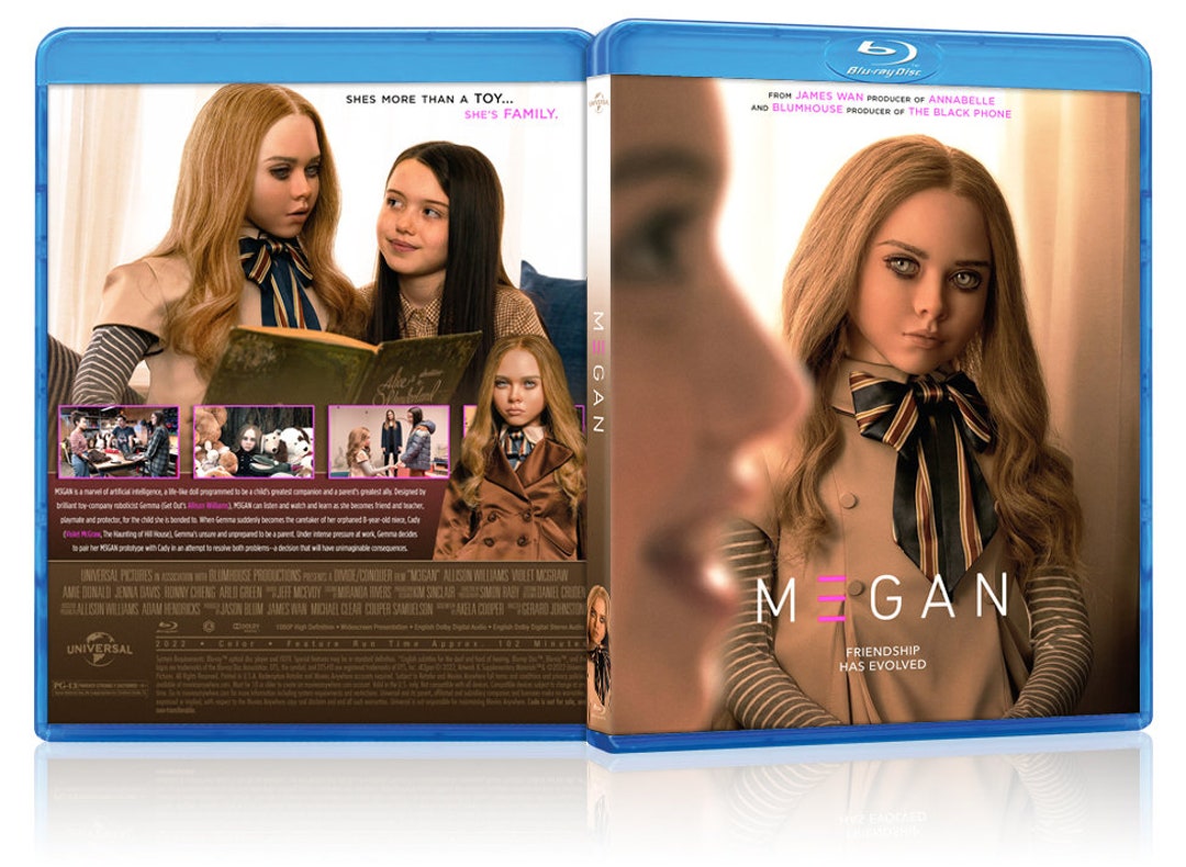 M3gan 2022 Bluray und DVD Cover nur druckbare Cover. Etsy Schweiz