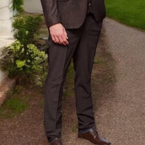 Exclusive men&#39;s trousers for the traditional jacket &quot;Livius&quot; brown for the traditional suit / Austria / Bavaria / Oktoberfest / traditional outfit