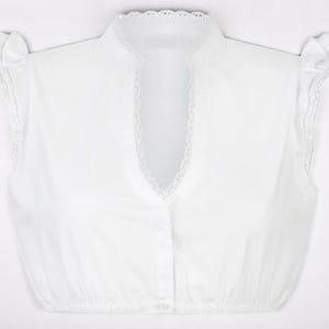 Dirndl blouse &quot;Sabrina&quot; white for women / carefully checked returns in new quality / Austria / Bavaria / Oktoberfest / traditional costume outfit
