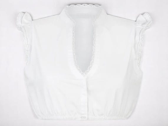 Dirndl Bluse weiß für Damen / sorgfältig geprüfte Retoure in Neuware-Qualität / Österreich / Bayern / Oktoberfest / Trachtenoutfit