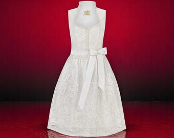 Dirndl – Cream Wedding – Bridal Dirndl, carefully inspected returns in new quality / Austria / Bavaria / Oktoberfest / Traditional Clothing
