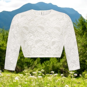 Ladies Dirndl Blouse &quot;Annabelle&quot; cream / authentic cultural quality clothing / Austria / Bavaria / Oktoberfest / traditional costume outfit