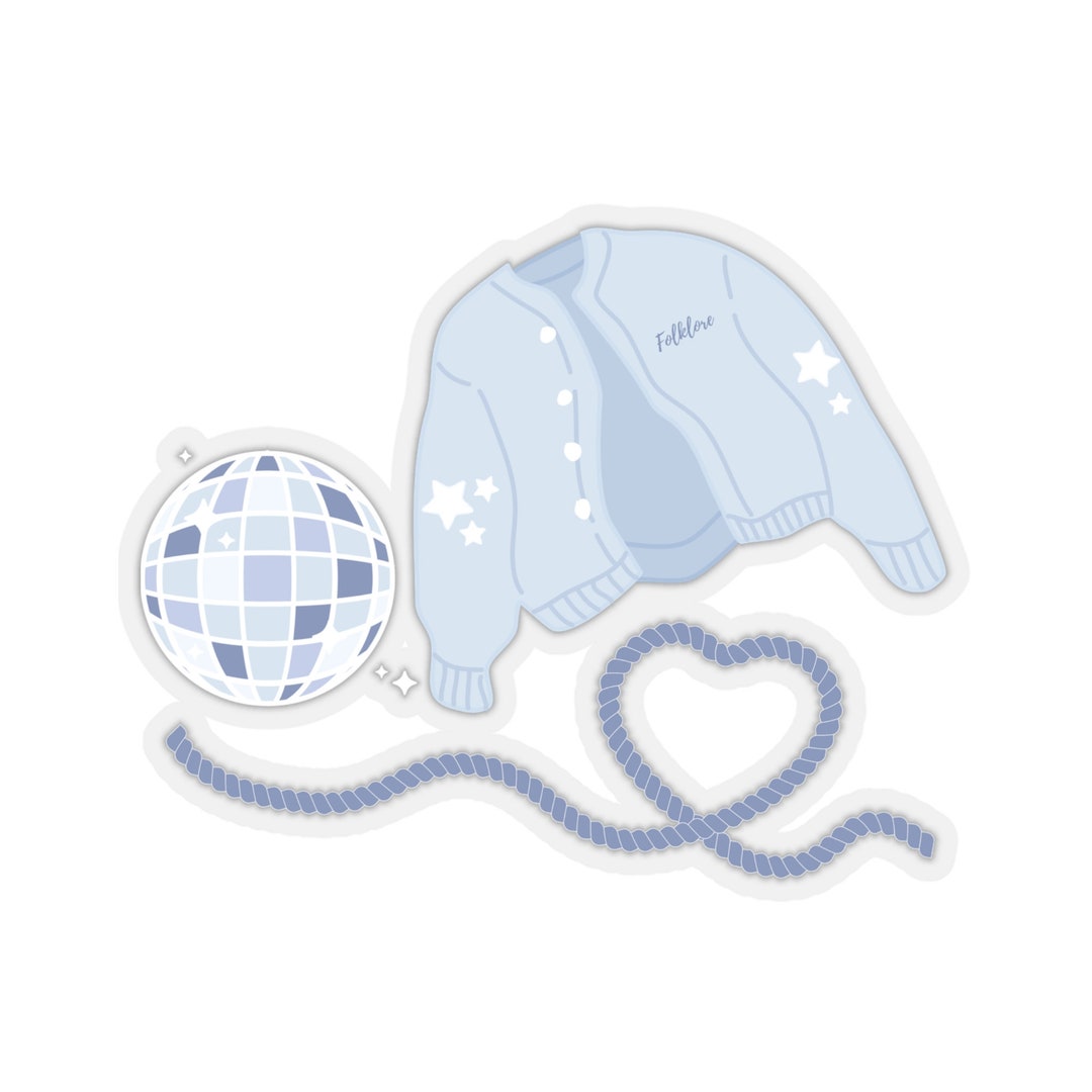Taylor Swift Invisible String Sticker Taylor Swift Folklore Album Vinyl Sticker Cardigan, Invisible String ...