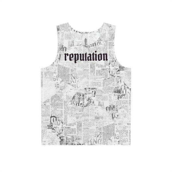 Reputation Album Men's Tank / taylor swift tank top / Newsprint tank / Taylor Swift Snake tank / Eras tour outfit