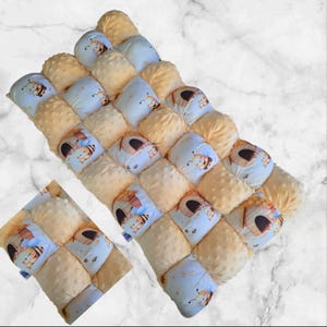 Patchwork Krabbeldeck,Baby Krabbeldecke, Spielwiese, Biene / Gelb ca.90x50cm