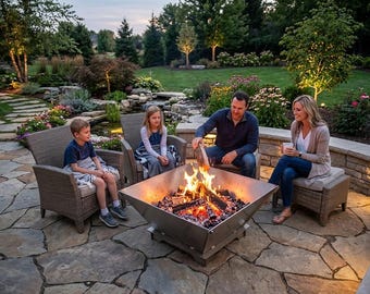 DIY Fire Pit CNC Plasma Cut Files – Flat Pack Portable Outdoor Camping (dxf pdf)