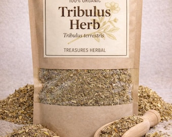 Tribulus Terrestris | Tribulus terrestris | Gokshura Bindii (Tribulus silvestre) | Ervas secas | Infusão botânica | Chá de ervas
