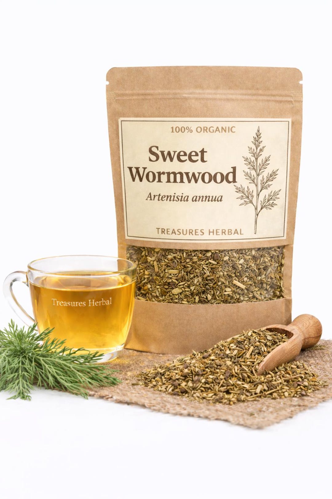Sweet Wormwood | Sweet Annie Tea | Artemisia Annua | Dried Herbal Tea ...