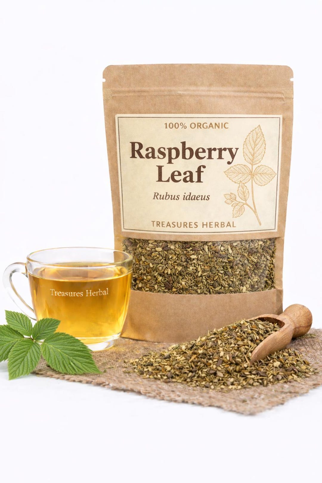 Rubus Tea Raspberry Leaf | Rubus Idaeus | Dried Herbal Tea | Red Raspberry Tea ...