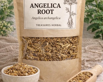 Angelica Root Tea | Angelica Archangelica | Dried Herbal Tea, Natural Loose Root Bulk Botanical Herb
