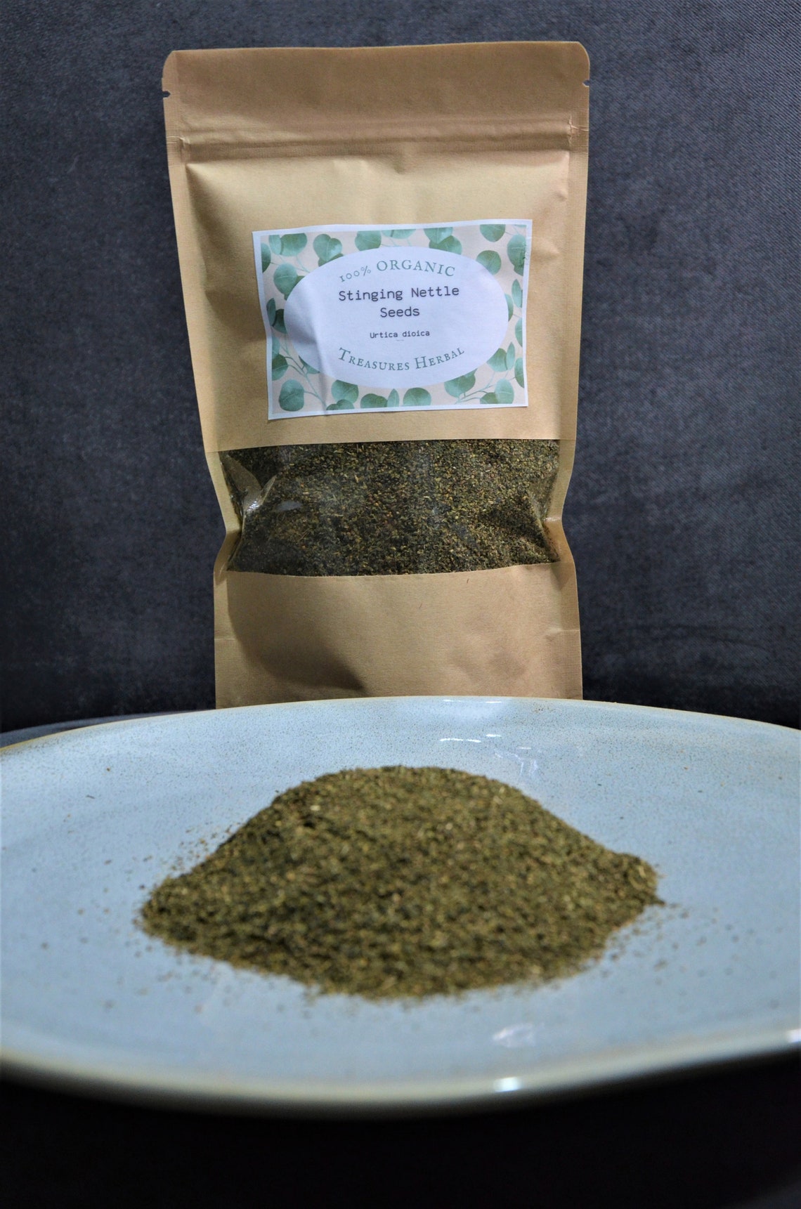 Wild Stinging Nettle Seeds, Urtica Dioica, Organic Seeds, 100 Organic