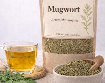 Tè di artemisia / Artemisia vulgaris / Artemisia / Raccolta selvatica / Erbe essiccate / Infuso botanico / Tisana