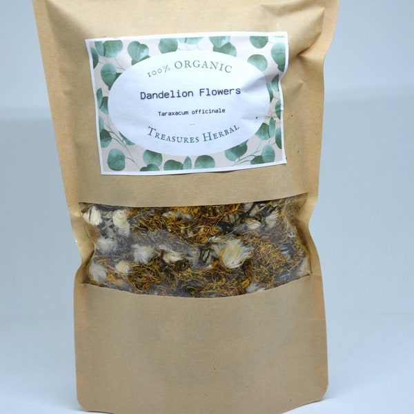 Organic Dandelion Flowers 1 lb 2 lbs 3 lbs 4lbs, Taraxacum officinale, Fresh 2023 Dandelion Flowers, Healing, Superfood Herbs, Dried Herbs