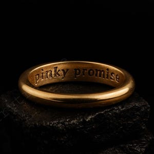 Pinky Promise Ring, Perfect for Couples or as a Special Gift, Symbolic and Elegant Design, Loved One Jewellry, Charming Promise Ring For Her