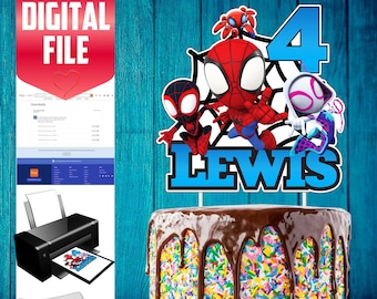 El Chavo Mexican TV Sitcom Cupcake Picks - 12 Double-Sided Cake Toppers For Theme Parties