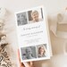 Unique Funeral Program Template, Printable Obituary Template, Editable ...