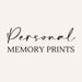 Personal Memory Prints