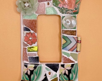 Spring Garden rocker light switch cover