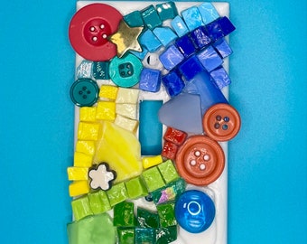 Crazy Mosaic light switch cover