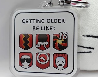 FFXIV Real Life Debuffs Acrylic Keychain