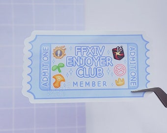 FFXIV Enjoyer Club Sticker