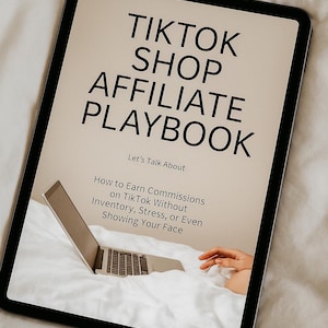 TikTok Shop Affiliate Course Beginners and Intermediate,Affiliate Marketing ,TikTok Guide, Faceless Marketing Guide.