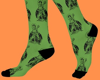 Saint Patrick Irish Socks Saint St Patricks Day Ireland Irish Gifts Patron Saint Apostle of Ireland Green Socks Lucky Irish Gift Socks