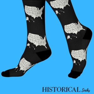 Usa Karte Schulanfang Schulabschluss Made in USA Karte Geschenk für Amerikanische USA Geschenk amerikanische Karte Amerikanisch Geschenk USA Geschenk Schwarze Socken