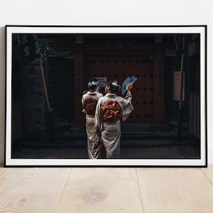 Photo Japan, Japanese Photo, Japanese Outfits, Kimono, Geisha, Poster, Frame, Decoration, Photography, Photograph, To print
