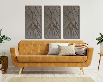 Acoustic Panel | Sound Panel Wall Art | Wood Acoustic Diffuser for Home Studio | Sound Treatment Decor