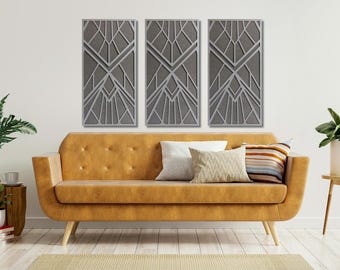 Acoustic Panel | Sound Panel Wall Art | Wood Acoustic Diffuser for Home Studio | Sound Treatment Decor