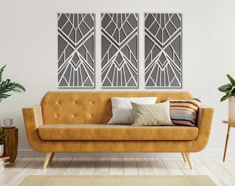 Acoustic Panel | Sound Panel Wall Art | Wood Acoustic Diffuser for Home Studio | Sound Treatment Decor