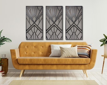 Acoustic Panel | Sound Panel Wall Art | Wood Acoustic Diffuser for Home Studio | Sound Treatment Decor