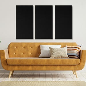 Black Sound Absorbing Panels - Acoustic Dampening - Black Acoustic Panels
